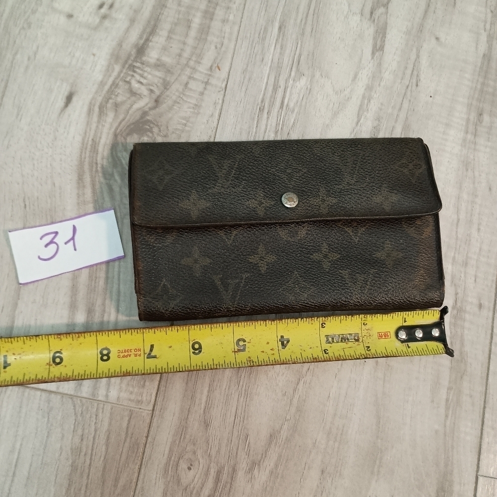 Louis Vuitton Porte Monnaie Monogram Pochette Credit Long Wallet - Picture 13 of 14